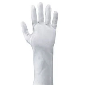 Rękawice robocze bawełniane 35 cm białe 24 szt.