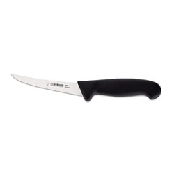 Nóż trybownik Giesser 2505 13 - 13 cm wygięty półelastyczny czarny