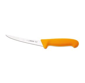 Nóż trybownik Giesser 2505 15 - 15 cm wygięty półelastyczny żółty