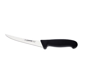 Nóż trybownik Giesser 2535 15 - 15 cm wygięty elastyczny czarny