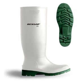 Gumowce Dunlop Protomastor z podnoskiem 171 BV białe rozm. 36-48