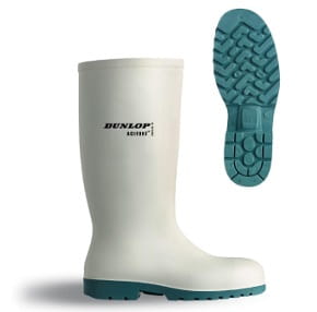 Gumowce Dunlop Acifort  181331 z podnoskiem białe rozm. 36-47