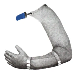 Rękawica metalowa Niroflex Easyfit z paskiem na całe ramię rozm. S, M, L, XL