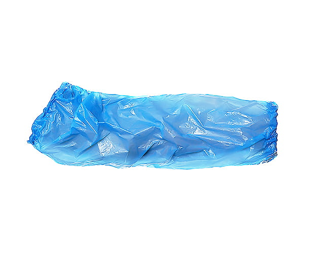 Zarękawki foliowe niebieskie ręcznie robione op.100 szt. 