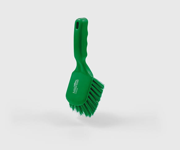 Szczotka z krótką rączką Salmon Hillbrush D5 miękka 254 mm zielona