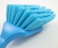 Szczotka z krótką rączką Salmon Hillbrush D5 miękka 254 mm niebieska detal na rączkę