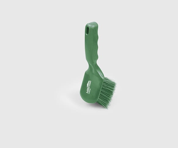 Szczotka z krótką rączką Salmon Hillbrush D5RES miękka 254 mm uszczelniona żywicą zielona