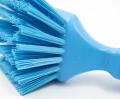 Szczotka z krótką rączką Salmon Hillbrush D4 twarda 254 mm niebieska, włosie