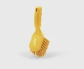 Szczotka z krótką rączką Salmon Hillbrush D4 twarda 254 mm żółta