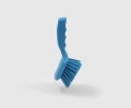 Szczotka z krótką rączką Salmon Hillbrush D4 twarda 254 mm niebieska