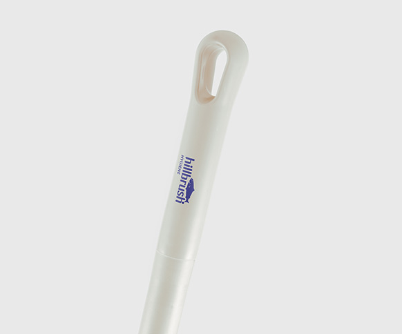 Kij ultra higieniczny Salmon Hillbrush PLH3W z polipropylenu, o długości 1400 mm, w kolorze białym