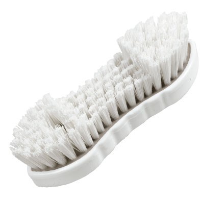 Szczotka ręczna Salmon Hillbrush ST5WRES z podwójny miękko-twardym włosiem, o długości 210 mm, uszczelniona żywicą, w kolorze białym