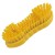 Szczotka ręczna Salmon Hillbrush ST5YRES z podwójny miękko-twardym włosiem, o długości 210 mm, uszczelniona żywicą, w kolorze żółtym