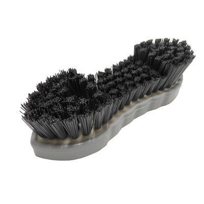 Szczotka ręczna Salmon Hillbrush ST5GRYRES z podwójny miękko-twardym włosiem, o długości 210 mm, uszczelniona żywicą, w kolorze szarym