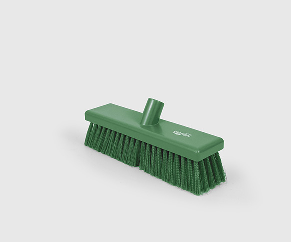 Miotła do zamiatania Salmon Hillbrush B758G ze średniej twardości włosiem, o długości 305 mm, w kolorze zielonym