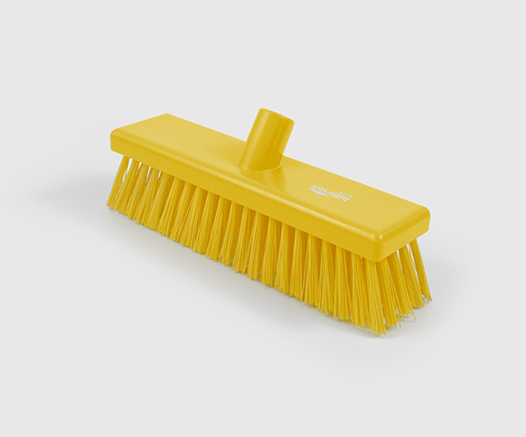 Miotła do zamiatania Salmon Hillbrush B993Y ze średniej twardości włosiem, o długości 305 mm, w kolorze żółtym