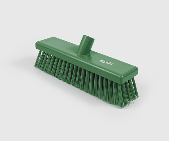 Miotła do zamiatania Salmon Hillbrush B993G ze średniej twardości włosiem, o długości 305 mm, w kolorze zielonym