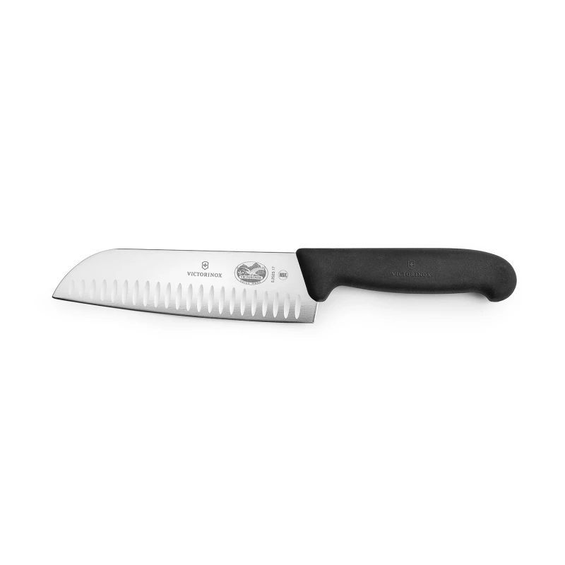 Nóż Victorinox 5.2523.17 Santoku czarny 17cm ryflowany