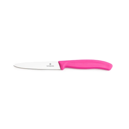 Nóż do warzyw Victorinox 6.7706.L115 - 10 cm prosty różowy
