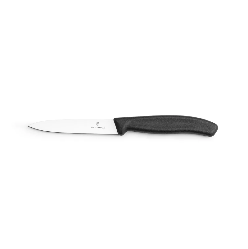 Nóż do warzyw i owoców Victorinox 6.7703 - 10 cm prosty czarny