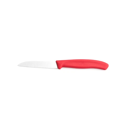 Nóż do warzyw i owoców Victorinox 6.7401.C1 - 8 cm prosty czerwony