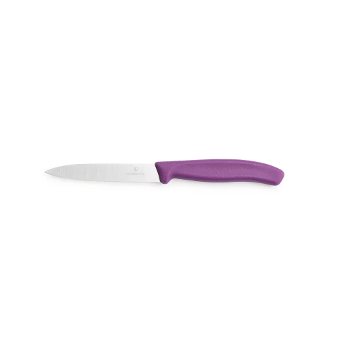 Nóż do warzyw i owoców Victorinox 6.7705.C1 - 10 cm prosty fioletowy
