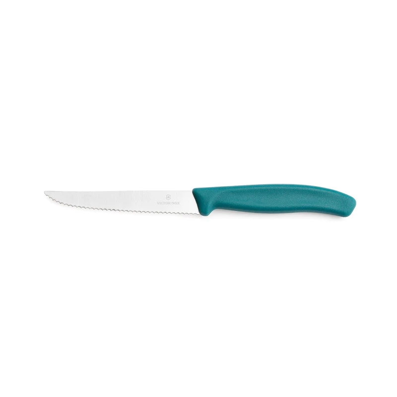 Nóż do steków Victorinox 6.7234.C1  zielony 11 cm
