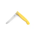 Nóż do warzyw składany Victorinox 6.7838.FC1 - 11 cm z ząbkami żółty
