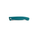 Nóż do warzyw składany Victorinox 6.7834.FC1 - 11 cm z ząbkami turkusowy