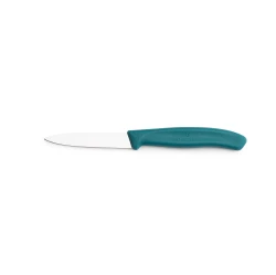 Nóż do warzyw i owoców Victorinox  6.7604.C1 - 8 cm prosty zielony