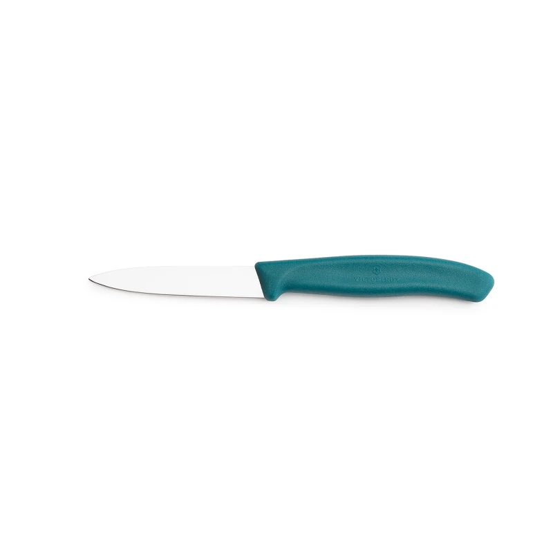 Nóż do warzyw i owoców Victorinox  6.7604.C1 - 8 cm prosty zielony