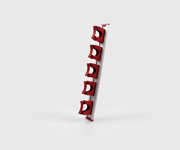Wieszak z szyną Salmon Hillbrush HD6R 515 mm