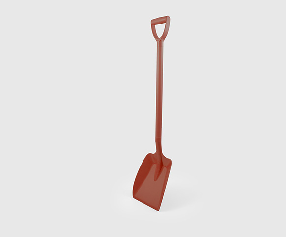 Łopata D-uchwyt Salmon Hillbrush PSH13R 260 mm