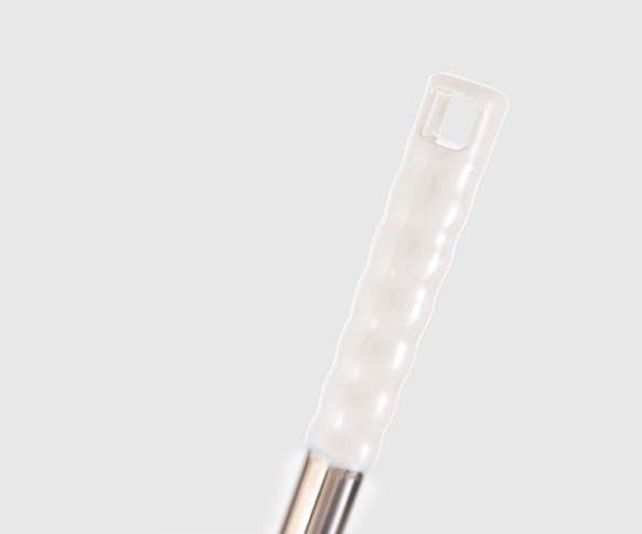 Kij ze stali nierdzewnej Salmon Hillbrush SSH4W 1550 mm  biały