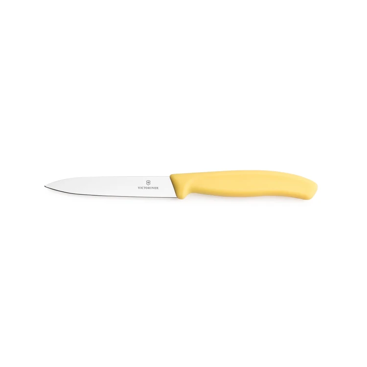 Nóż do warzyw i owoców Victorinox 6.7708.C1 - 10 cm prosty żółty