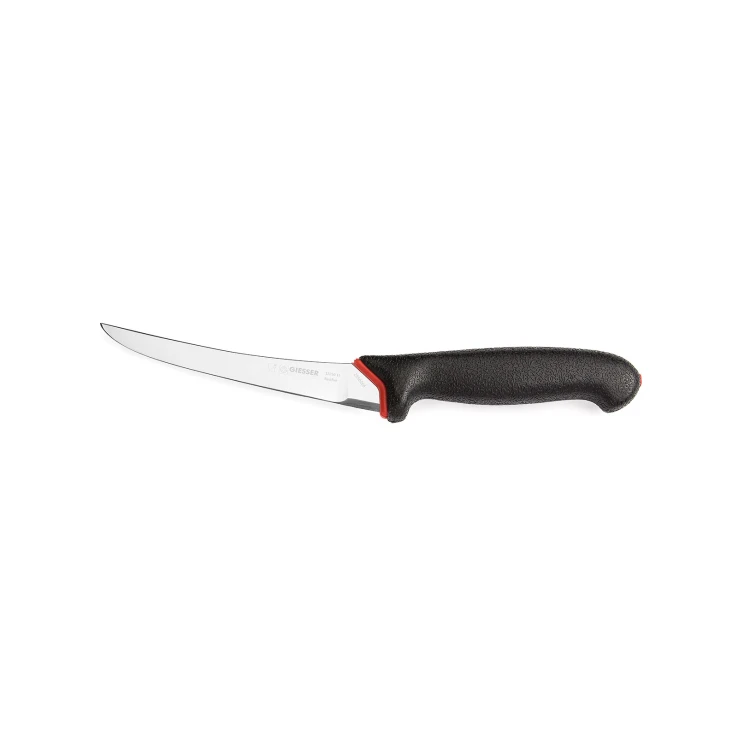 Nóż trybownik Giesser 12250 15 - 15 cm wygięty półelastyczny czarny