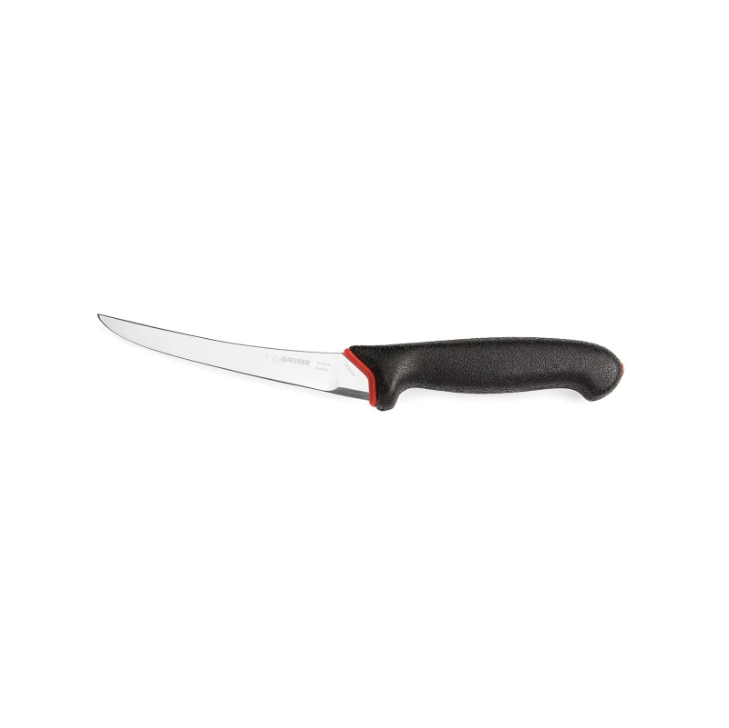 Nóż trybownik Giesser 12250 15 - 15 cm wygięty półelastyczny czarny
