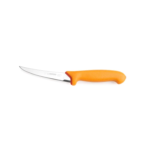Nóż trybownik Giesser 12250 13g - 13 cm wygięty półelastyczny żółty