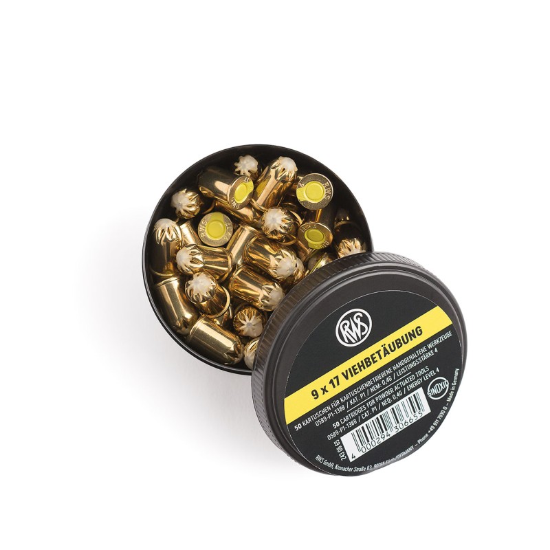 Naboje do aparatu ubojowego 9x17 mm 50 szt. żółte