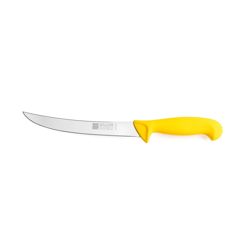 Nóż trybownik Sico 204.2520.20 - 20 cm wygięty twardy żółty