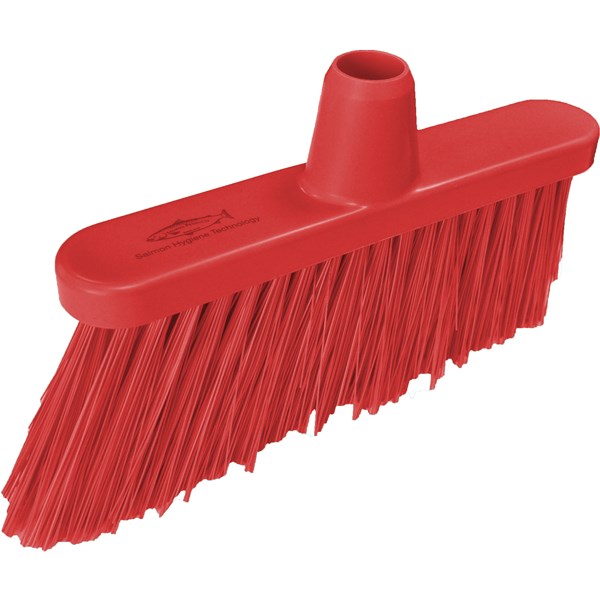 Miotła Salmon Hillbrush B1906RRES 300 mm średniej twardości włosie czerwona