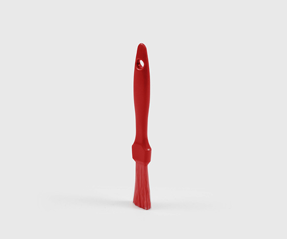 Pędzel cukierniczy Salmon Hillbrush GL30R 195 mm miękkie włosie czerwony