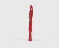 Pędzel cukierniczy Salmon Hillbrush PA2R 210 mm miękkie włosie czerwony