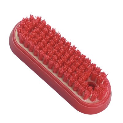 Szczotka do paznokci Salmon Hillbrush NA4RRES 122 mm twarde włosie czerwona