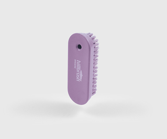 Szczotka do paznokci Salmon Hillbrush NA4V 122 mm twarde włosie fioletowa