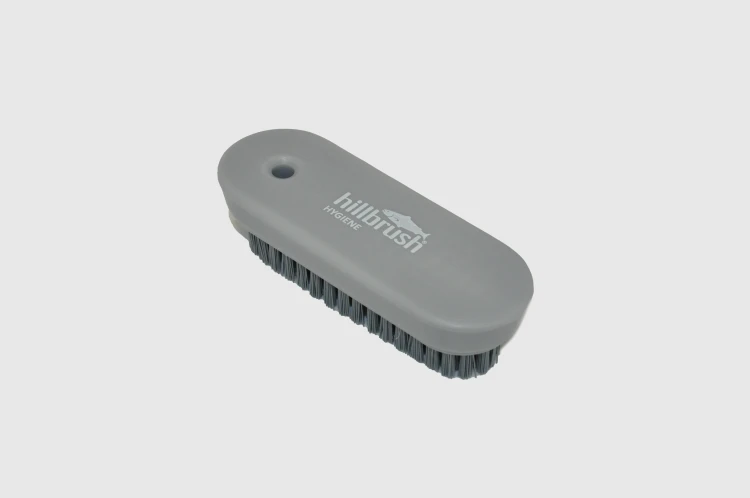 Szczotka do paznokci Salmon Hillbrush NA4GRY 122 mm twarde włosie szara