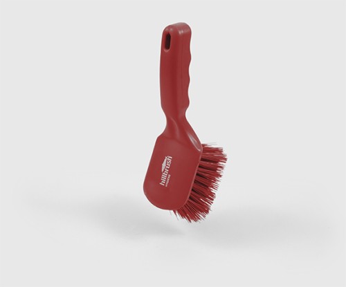 Szczotka z raczką Salmon Hillbrush D4RRES 254 mm twarde włosie czerwona