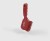 Szczotka z raczką Salmon Hillbrush D4RRES 254 mm twarde włosie czerwona