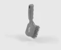 Szczotka z raczką Salmon Hillbrush D4GRYRES 254 mm twarde włosie szara
