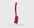 Szczotka z raczką Salmon Hillbrush D9R 406 mm twarde włosie czerwona